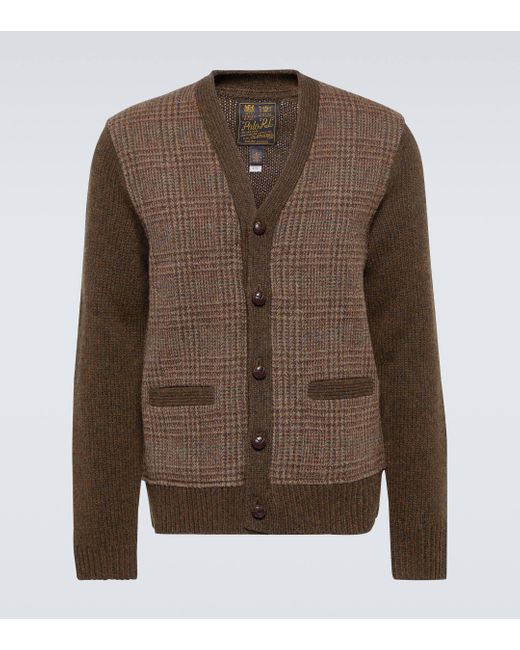 Polo Ralph Lauren Brown Wool And Alpaca Cardigan for men