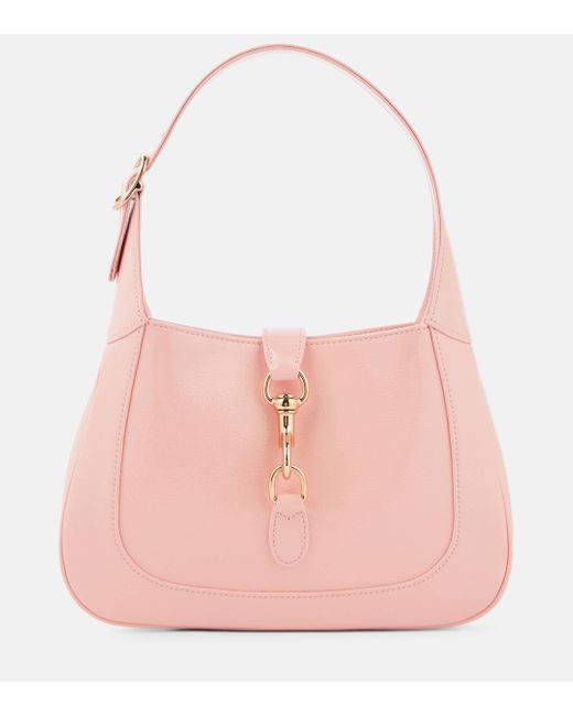Gucci Pink Jackie Small Leather Shoulder Bag