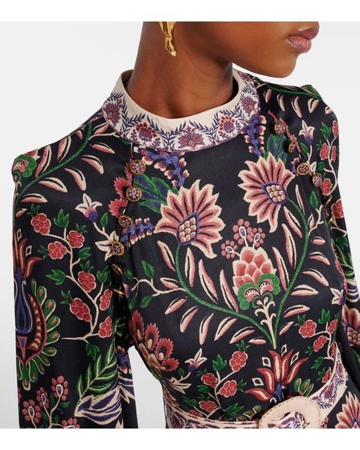 Robe Midi Marvelous Garden A Fleurs Farm Rio en coloris Multicolor