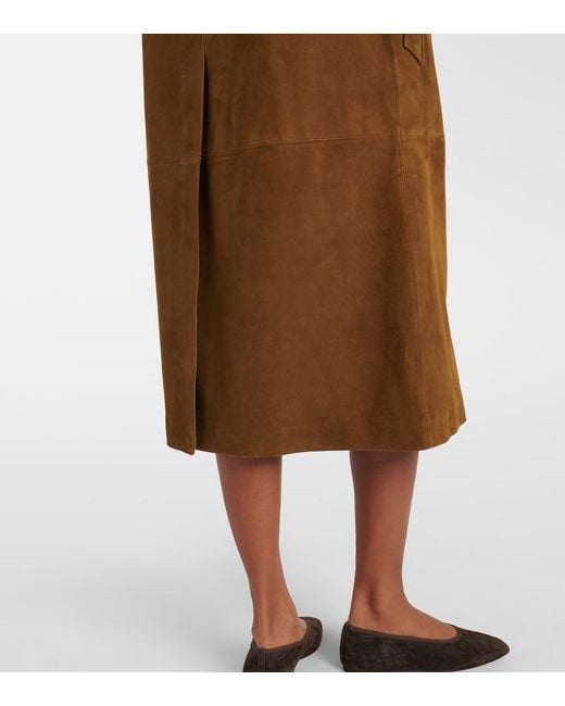 Vince Natural Suede Coat