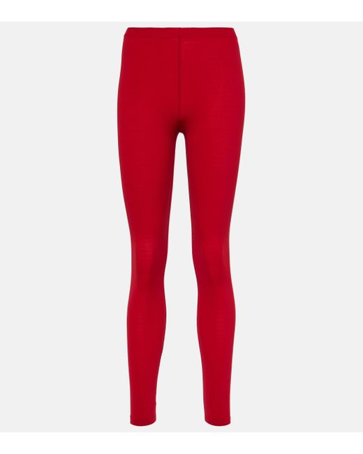 Isabel Marant Red Fibby Jersey leggings