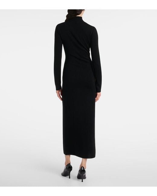 Robe Longue En Laine Et Soie Joseph en coloris Natural