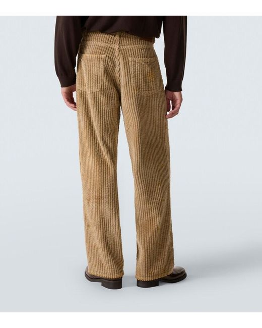 Our Legacy Natural Vast Cut Cotton Corduroy Wide-Leg Pants for men