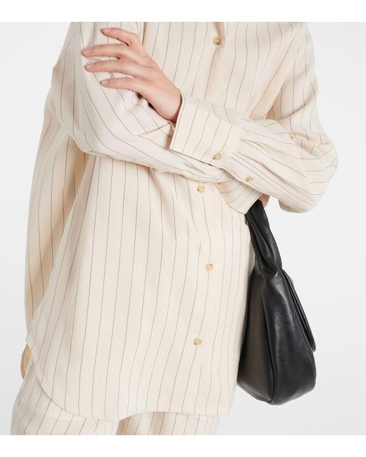 Totême Natural Pinstriped Shirt