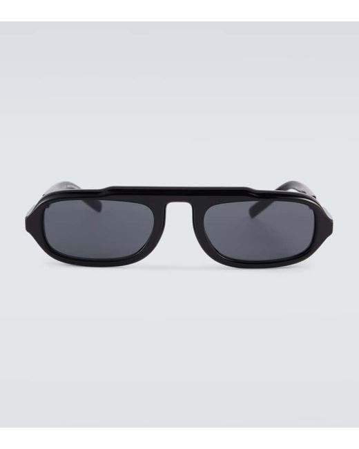 Gafas de sol redondas Giorgio Armani de hombre de color Black