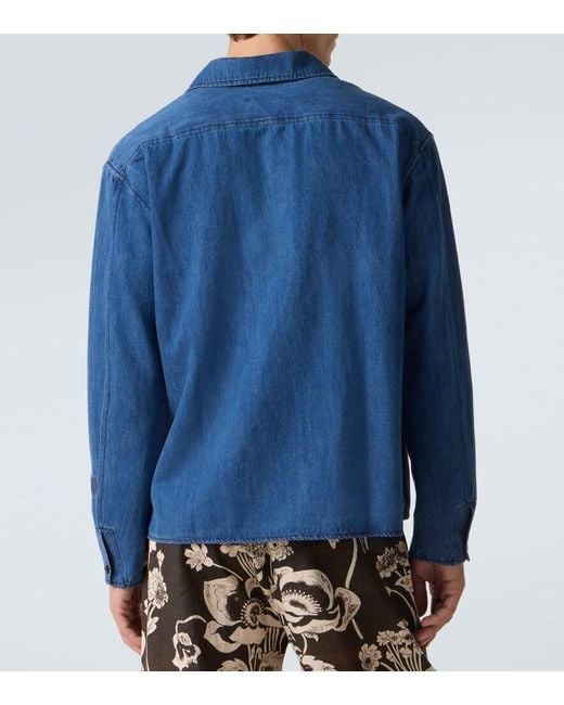 Commas Jeanshemd in Blue für Herren