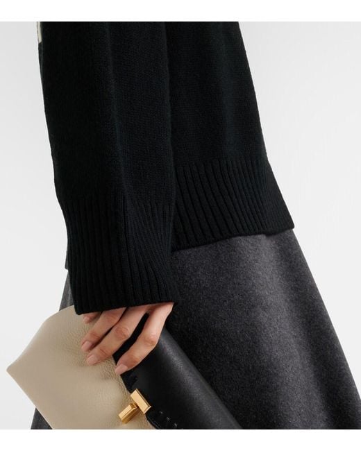 Altuzarra Black Hamilton Fair Isle Wool Turtleneck Sweater