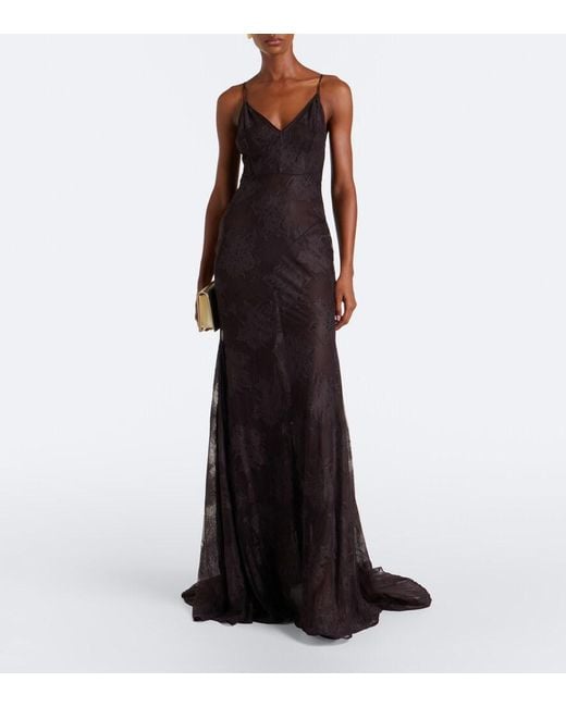Alex Perry Black Lace Gown