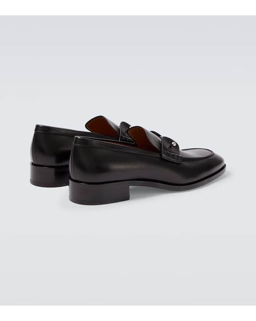 Mocassini Chambelimoc di Christian Louboutin in Black da Uomo