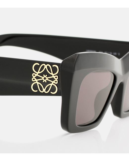 Loewe Black Lw40036i Cat-eye Acetate Sunglasses