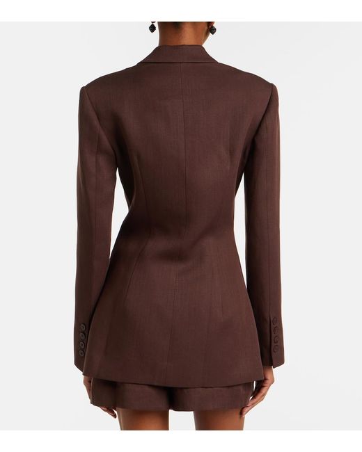 Faithfull The Brand Brown Deni Blazer