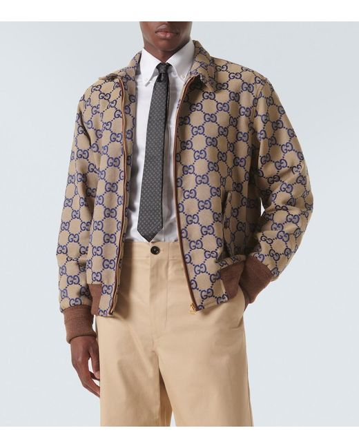 Gucci Black Horsebit Silk Jacquard Tie for men