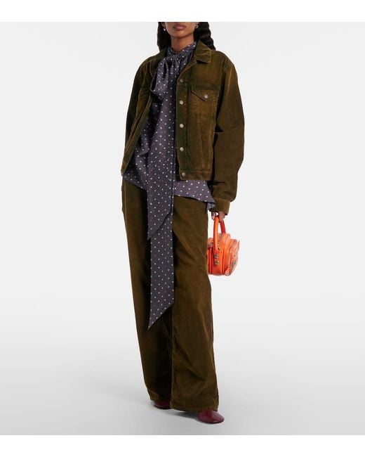 Acne Orange Camero Kit Leather Crossbody Bag