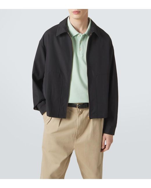 Visvim Blue Somer Silk And Wool Jacket for men