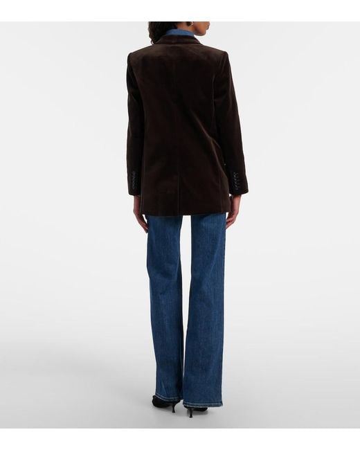 Nili Lotan Black Diane Velvet Blazer