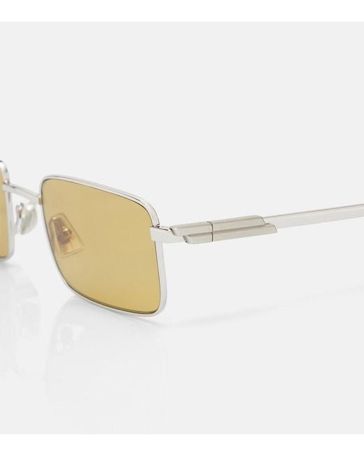 Bottega Veneta Natural Stretch Rectangular Sunglasses