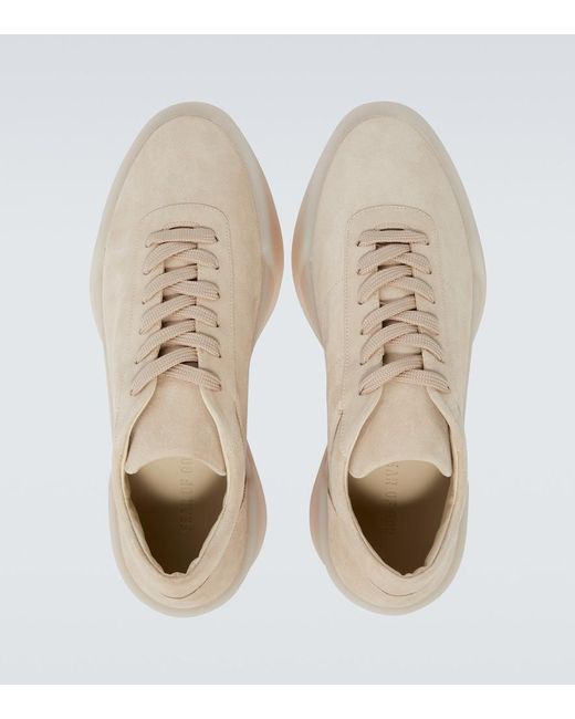 Fear Of God Natural Aerobic Low Suede Sneakers for men
