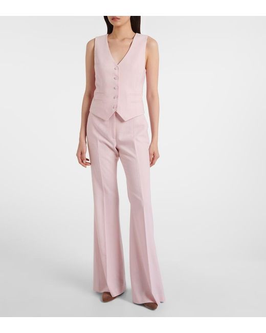 Gabriela Hearst Pink Wool Vest