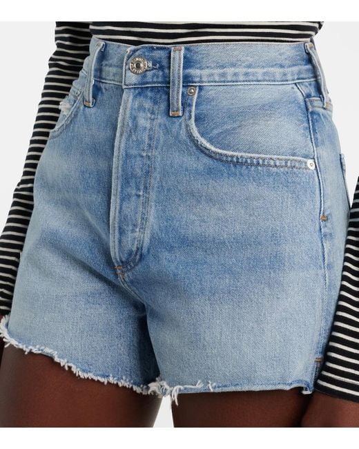 Citizens of Humanity Blue Marlow Denim Shorts