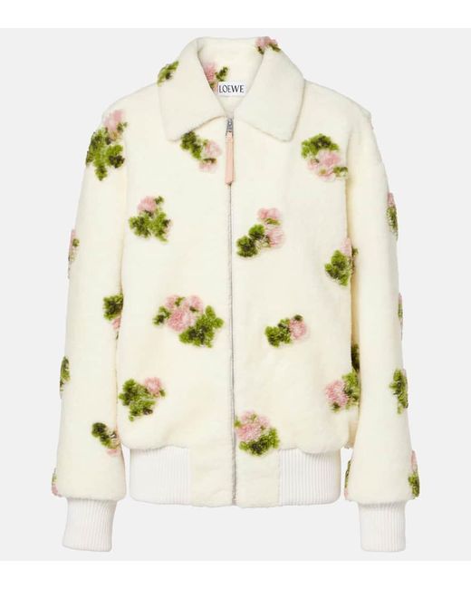Loewe Natural Floral Fleece Jacket