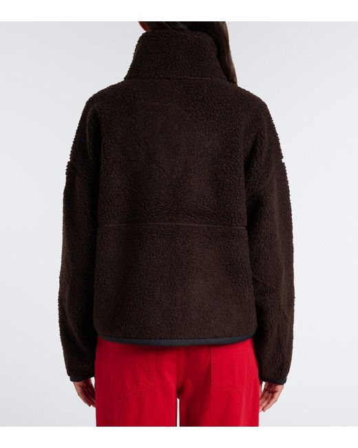 Canada Goose Black Simcoe Wool-Blend Fleece Jacket