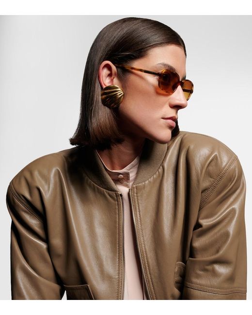 Chloé Brown Judy Rectangular Sunglasses