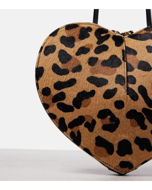 Alaïa Brown Le Cour Calf Hair Shoulder Bag