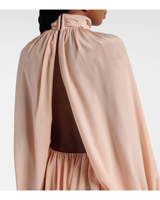 Stella McCartney Pink Minikleid Aus Seidenchiffon
