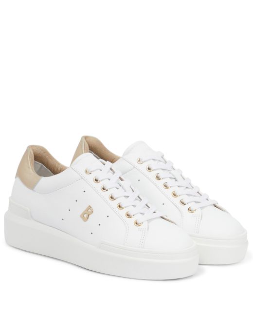Bogner Hollywood Leather Sneakers in White - Lyst