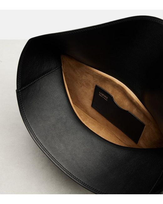 Loewe Black Schultertasche Ola Medium Aus Leder
