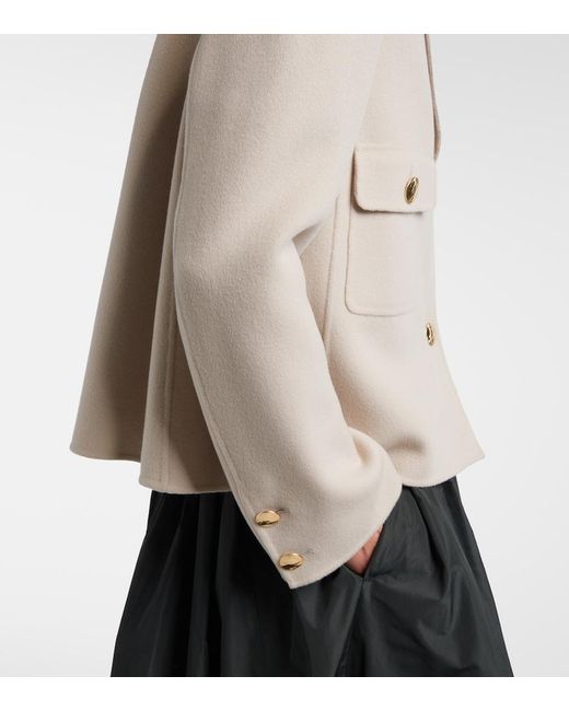 Max Mara Natural Virgin Wool Jacket