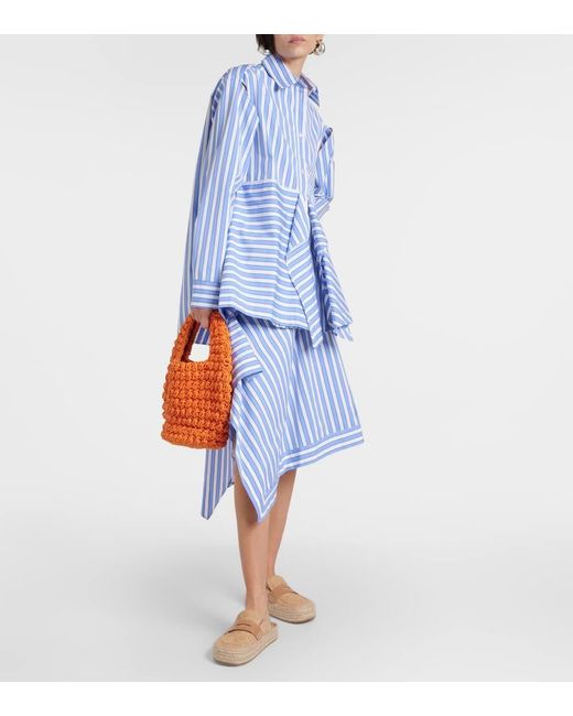 J.W. Anderson Natural Leather-Trimmed Mules