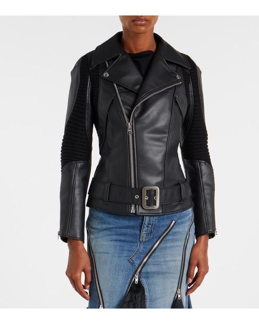 Junya Watanabe Black Belted Biker Jacket