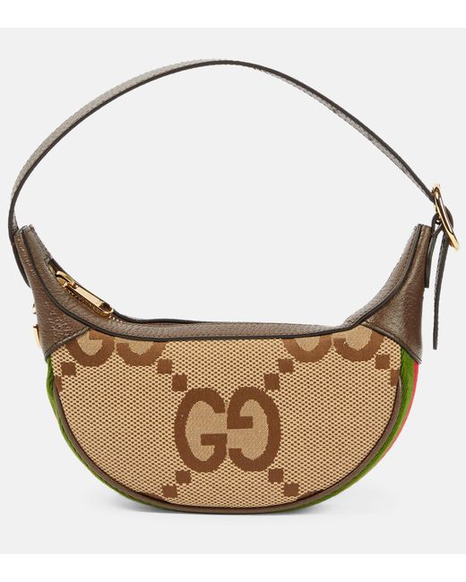 Gucci Ophidia GG Mini Shoulder Bag in Brown Lyst