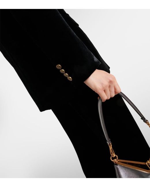 Etro Black Velvet Blazer