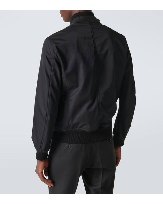 Giacca Blouson di Tom Ford in Black da Uomo