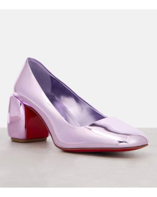 Pumps Minny 70 di Christian Louboutin in Purple