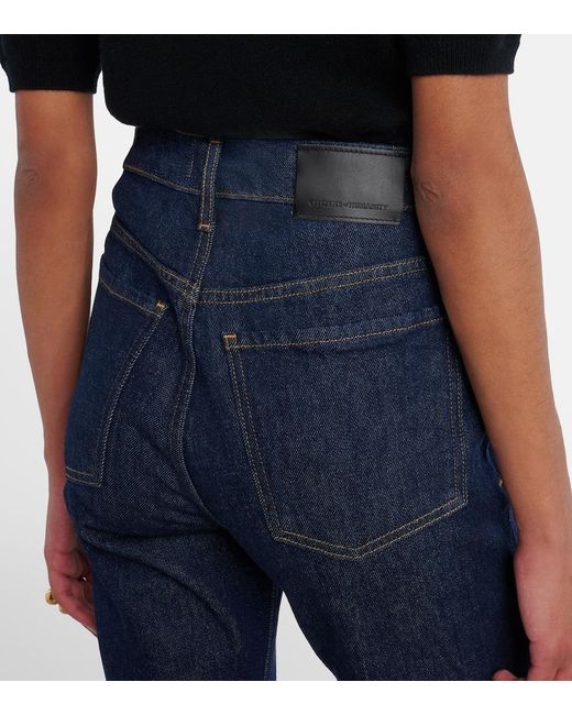 Citizens of Humanity Blue Zurie High-Rise Straight Jeans