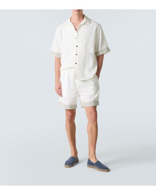 Chemise Commas pour homme en coloris White