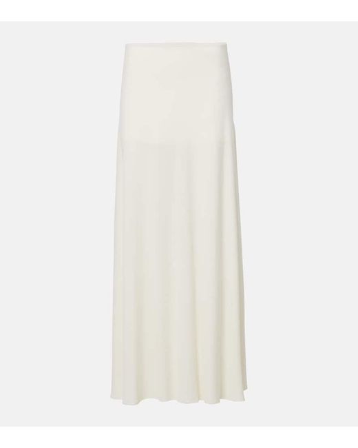 Jil Sander White Midirock Aus Crepe