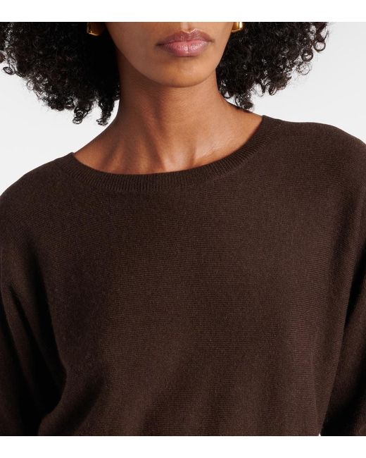 Jardin Des Orangers Brown Wool And Cashmere Sweater Dress