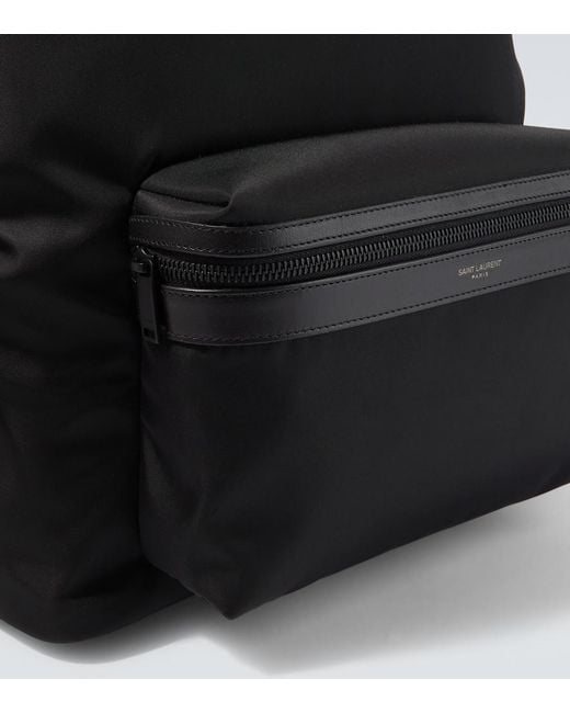 Saint Laurent Black City Backpack for men