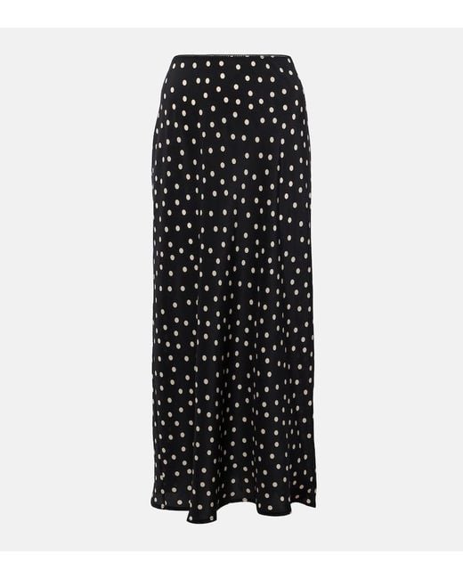 Rixo Black Ardith Skirt