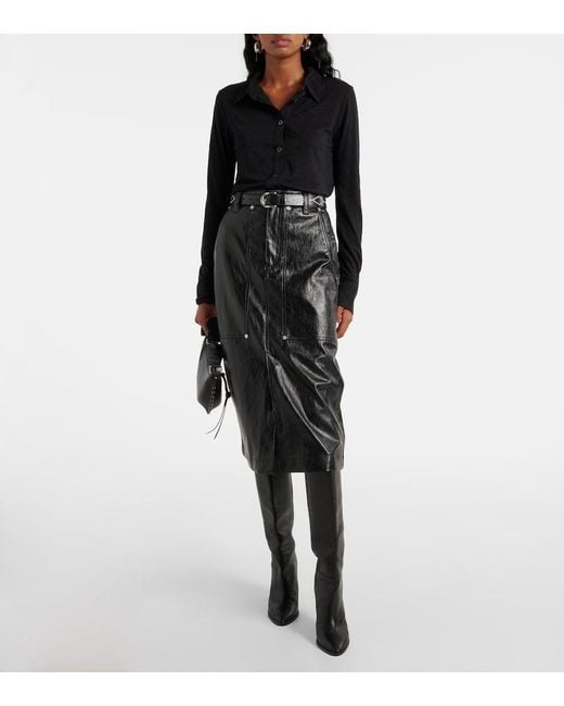Isabel Marant Black Angele Skirt