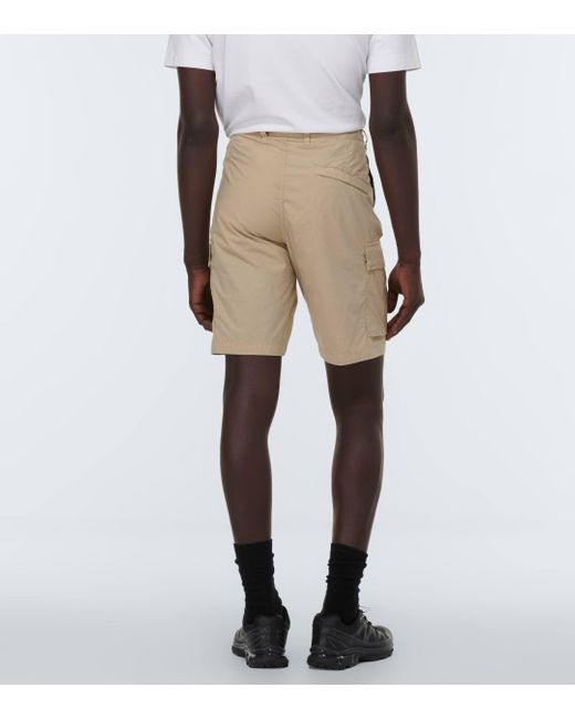 Stone Island Natural Compass Cotton-blend Cargo Shorts for men