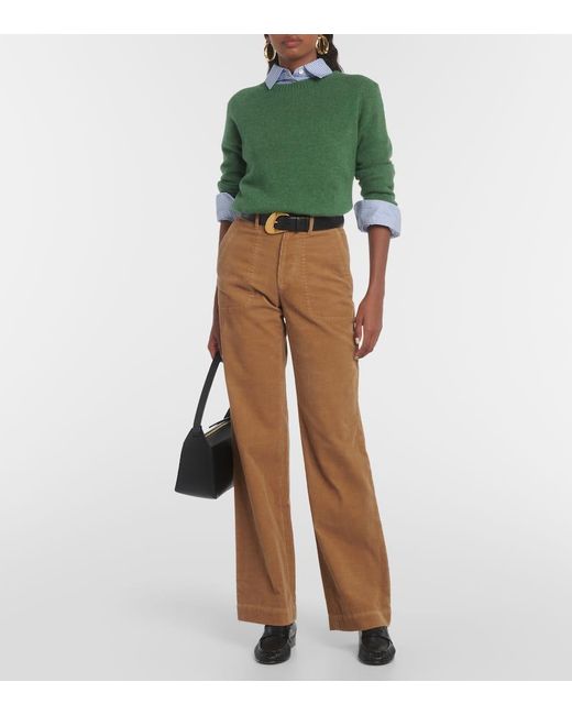 Jeans Regular Seaside A Vita Alta di A.P.C. in Brown