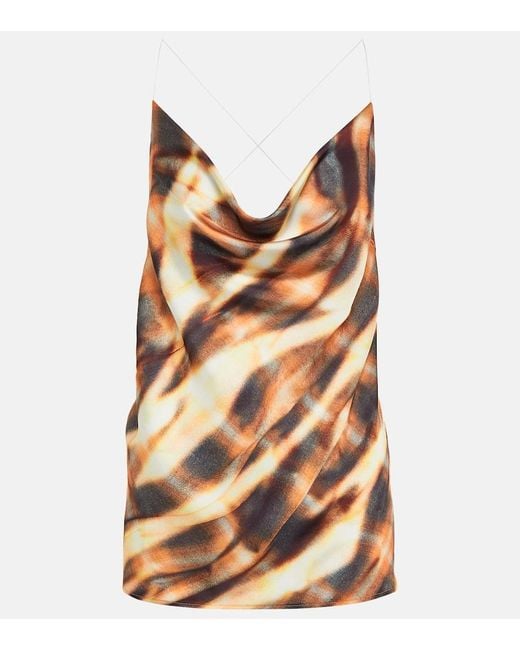 Y. Project Brown Printed Top