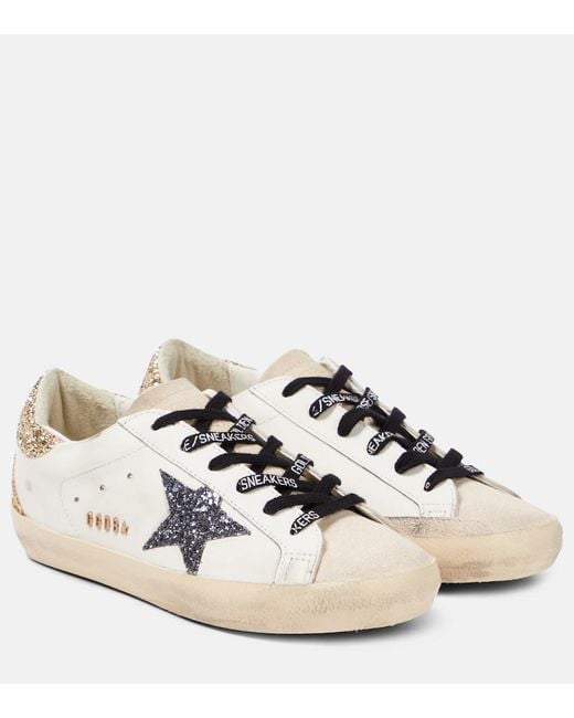 Golden Goose Deluxe Brand Multicolor Super-Star Leather Sneakers