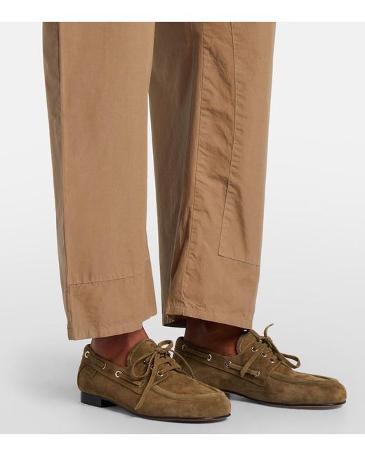 Leset Natural Kyoto Cotton Wide-Leg Pants