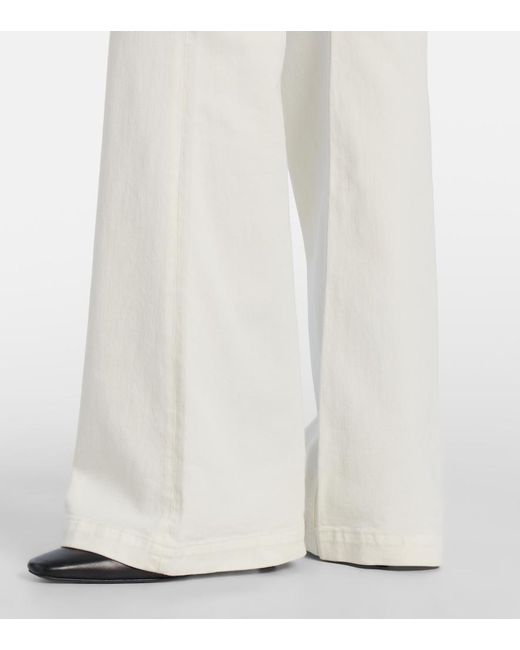 AG Jeans White Tropea Flared Jeans